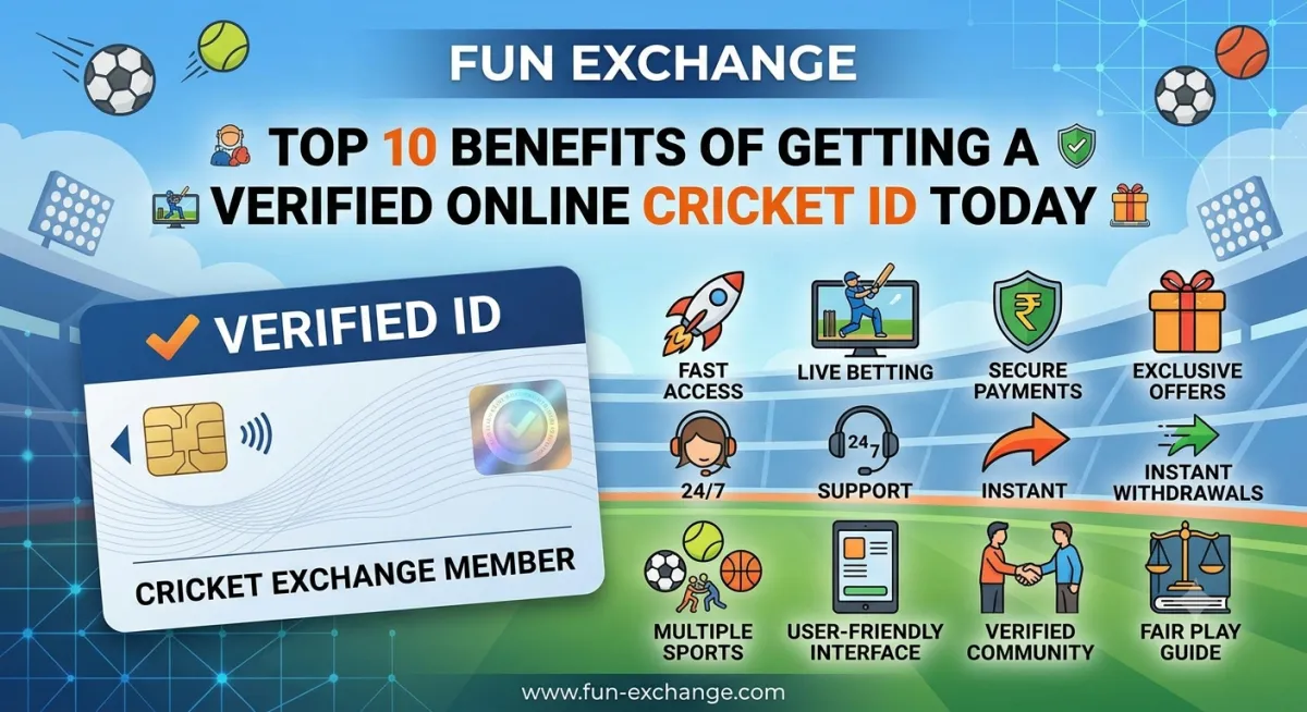 Top 10 Benefits of Getting a Verified Online Cricket ID Today